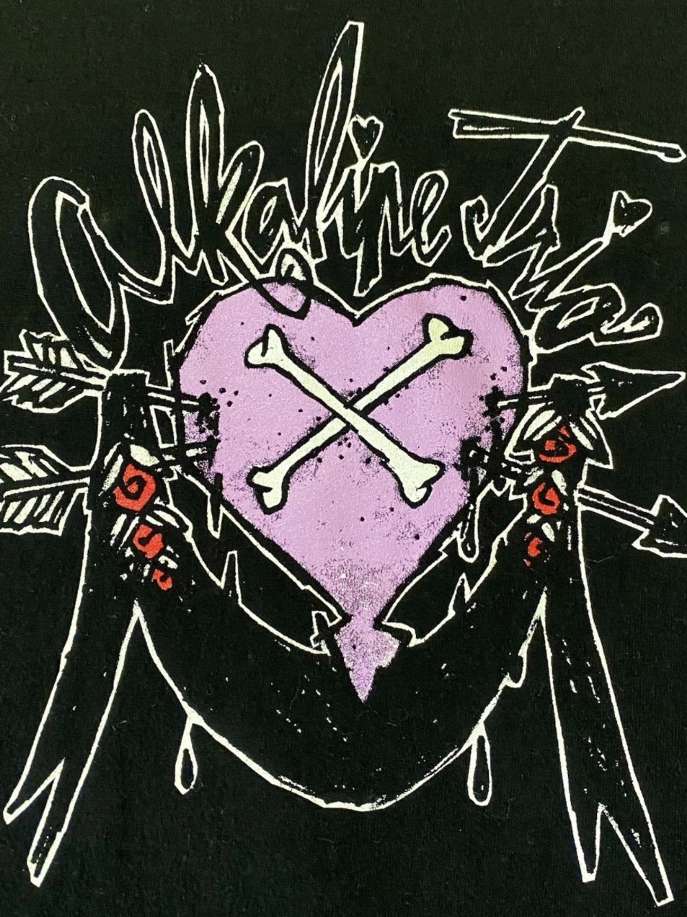 Alkaline Trio This Addiction 2010 Tour T Shirt L Punk Rock Women’s Tee Emo Scene - Picture 3 of 6